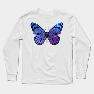 Galaxy Butterfly Geometric Animal Long Sleeve T-Shirt